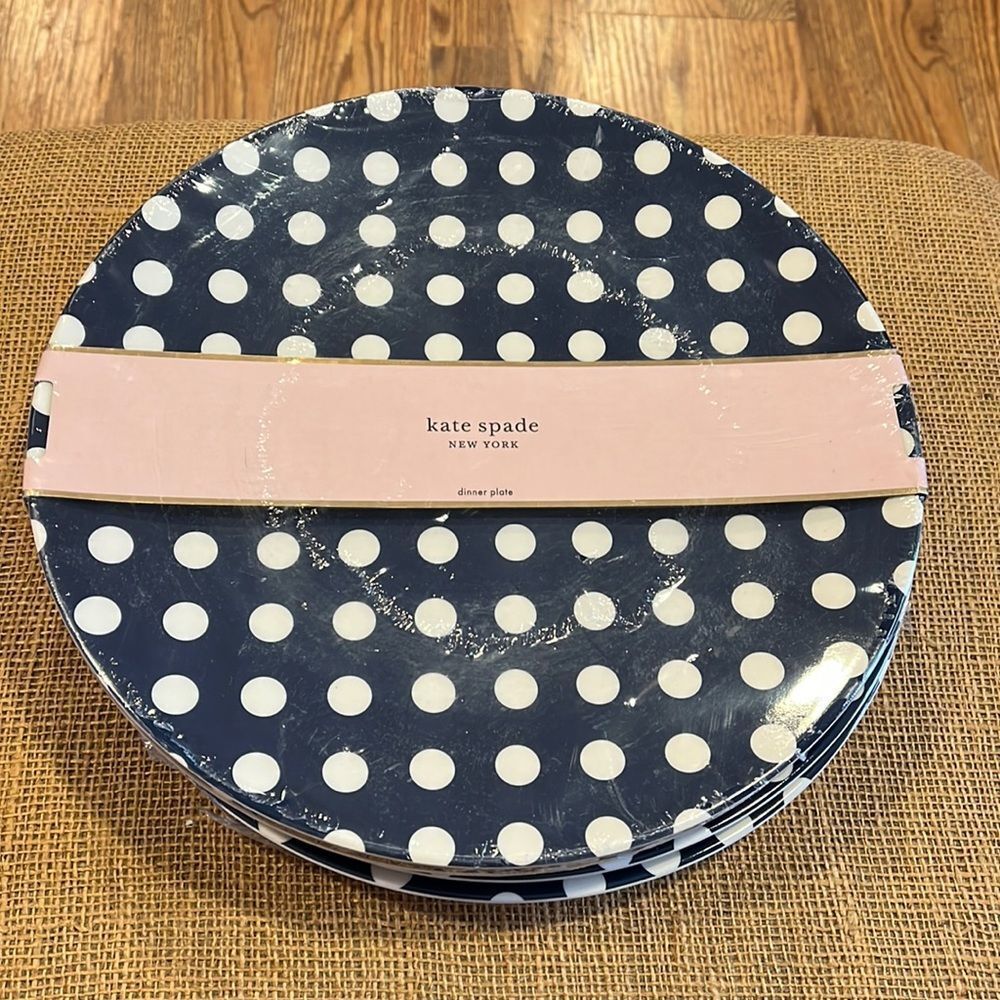 NWT Kate Spade melamine dinner plates